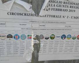 REGIONALI: CANDIDATI LEGA ”STRAPPATI” DA TABELLONE ELETTORALE A L’AQUILA