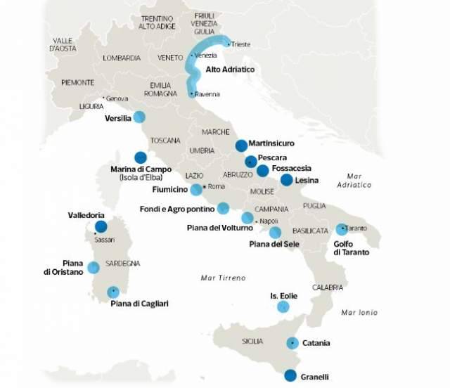 MUTAMENTI CLIMA: SPIAGGE MARTINSICURO, PESCARA E FOSSACESIA RISCHIANO DI SPARIRE