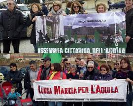 TERREMOTO: L’AQUILA, DOPPIA MARCIA POPOLARE PER POCHI INTIMI