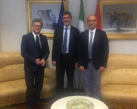 MARSILIO RICEVE I VERTICI DI CONFINDUSTRIA L’AQUILA