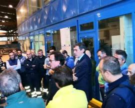 VERTENZA OMA, MARSILIO E FEBBO VISITANO STABILIMENTO: ”SPIRAGLI POSITIVI”