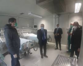 CORONAVIRUS: MARSILIO IN VISITA AI LOCALI DEL G8