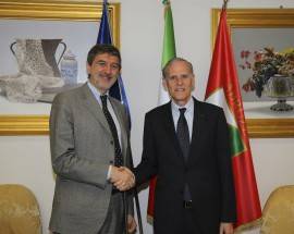 L’AQUILA: MARSILIO RICEVE MASSET, ABRUZZO E FRANCIA RAFFORZANO LEGAME
