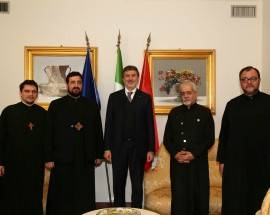 DELEGAZIONE CHIESA CRISTIANO-ORTODOSSA INCONTRA PRESIDENTE MARSILIO