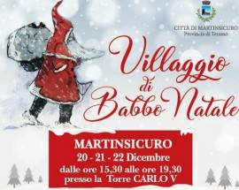 A MARTINSICURO ARRIVA IL VILLAGGIO DI BABBO NATALE