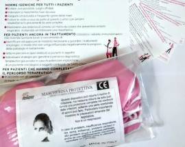 KOMEN ABRUZZO DONA MASCHERINE CENTRO SENOLOGIA DI ORTONA E ATTIVA SPORTELLO PSICOLOGICO ”IN ROSA”