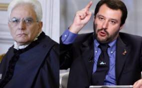 SCONTRO MATTARELLA-SALVINI: ”CONTI IN ORDINE”, ”DELL’EUROPA ME NE FREGO”