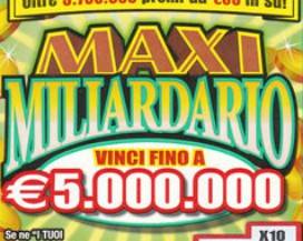 CHIETI: VINCE 50 MILA EURO  CON UN GRATTA E VINCI, IL FORTUNATO E’ UN TURISTA