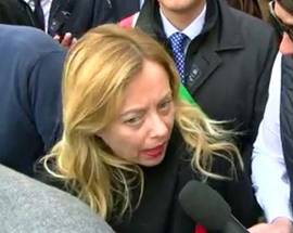 MELONI: ”REGIONALI BANCO DI PROVA, UE CIECA, M5S NON HA CAPITO L’AQUILA”