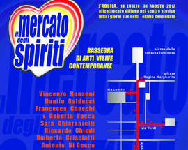 ARTE IN CENTRO ALL’AQUILA CON IL ”MERCATO DEGLI SPIRITI”