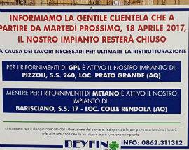 L’AQUILA: CHIUSO PER LAVORI DISTRIBUTORE METANO ZONA OVEST, E’ CAOS