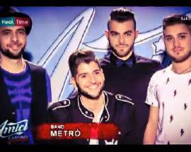 METRO’: LA BAND AQUILANA AD AMICI CASTING, I GIUDICI DICONO SI’ A ‘130 VOLTI’