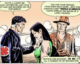 MISTER NO E KERRY IL TRAPPER IN ABRUZZO, LA PRIMA GUIDA TURISTICA  A FUMETTI