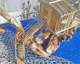 IL MARE ‘CATTIVO’ E’ ARTE PESCARA, ECCO I TRABOCCHI ‘MINI’ DI STEFANO CAPOSANO