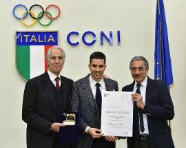PREMIO LETTERARIO CONI ALL’AQUILANO GIAMMARCO MENGA PER IL LIBRO ”SPORTIVAMENTE D’ANNUNZIO”