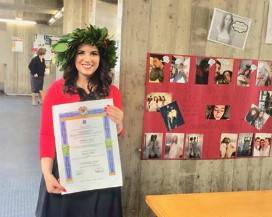 L’AQUILA: CONGRATULAZIONI ALLA NEO DOTTORESSA MONICA SALVI