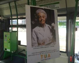 8 MARZO: SU AUTOBUS E TRENI DELLA TUA SPA LE FOTO DELLE GRANDI DONNE DELLA STORIA