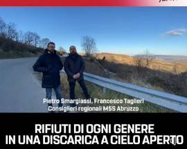 DISCARICA A CIELO APERTO TRA CASTIGLIONE E MONTAZZOLI, IL VIDEO