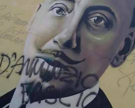 ATTO VANDALICO MURALES D’ANNUNZIO: ARCHEOCLUB, ”ENNESIMO EPISODIO INCIVILTA”’