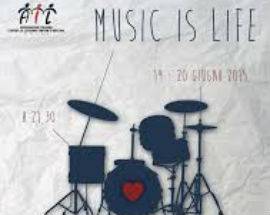 MUSICA: ”MUSIC IS LIFE” VA IN SCENA AL RIDOTTO  DEL TEATRO COMUNALE IL 19 E 20 GIUGNO