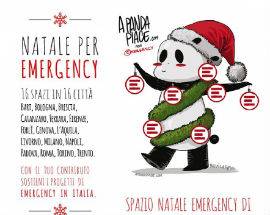 NATALE: TORNA ALL’AQUILA LO SPAZIO EMERGENCY PER REGALI SOLIDALI