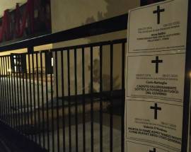 ‘MORTI ASPETTANDO CASSA INTEGRAZIONE’, NECROLOGI SHOCK CASAPOUND DAVANTI SEDI INPS