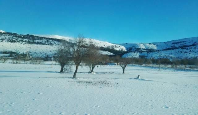 MALTEMPO: IN ABRUZZO TEMPERATURE POLARI, MA IN QUOTA MENO BASSE CHE A VALLE