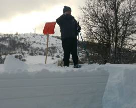 DANNI DA NEVE E SISMA: CROLLI A CAMPOTOSTO, RECUPERATI ADDETTI LA MASCIONARA