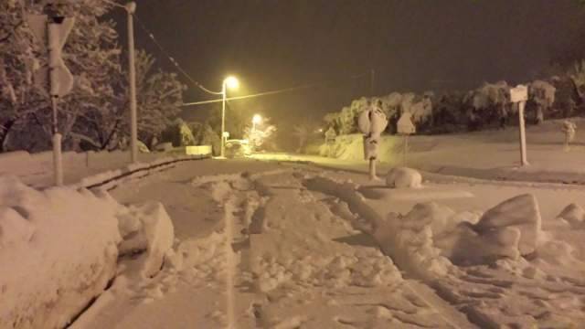 MALTEMPO: CONTINUA A NEVICARE NELL’ENTROTERRA PESCARESE