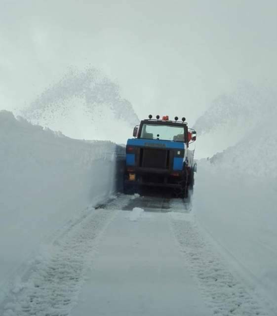 VIABILITA’: RIAPERTA LA STRADA CHE CONDUCE AL PIAZZALE DI CAMPO IMPERATORE