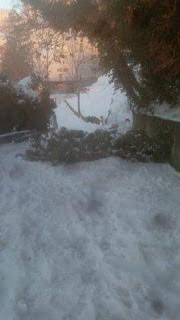 MALTEMPO: IN VIALE GRAN SASSO A CHIETI FAMIGLIA BLOCCATA DALLA NEVE
