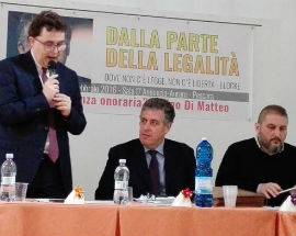 L’ABRUZZO ABBRACCIA  IL MAGISTRATO ANTIMAFIA, A NINO DI MATTEO CITTADINANZA DA NOVE COMUNI