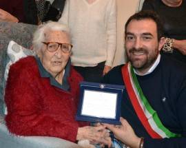 TREGLIO FESTEGGIA I 100 ANNI DI NONNA GISELLA MARCOTULLIO