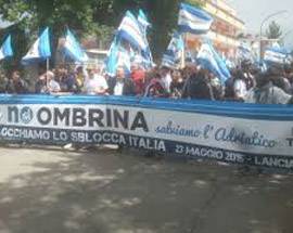 COMITATI NO OMBRINA IN BASILICATA A SOSTEGNO DEI NO TRIV LUCANI