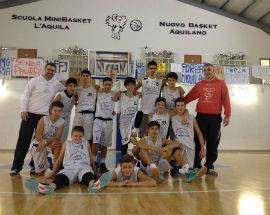 NUOVO BASKET AQUILANO CAMPIONE REGIONALE UNDER 15 MASCHILE, SECONDO TITOLO DELL’ANNO