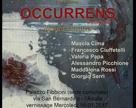 OCCURRENS: GIOVANI ARTISTI AQUILANI ESPLORANO MISTERO DELL’INCONTRO, MOSTRA A PALAZZO FIBBIONI