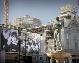 I PONTEGGI DELL’AQUILA COME UN MUSEO A CIELO APERTO: ECCO ”CHANGE!”, NUOVA FASE DI OFF SITE ART