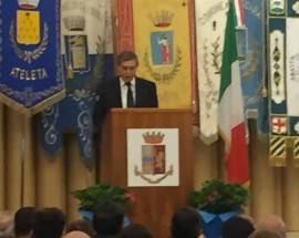 FESTA POLIZIA L’AQUILA: QUESTORE D’ANNA, ”NEL 2018 REATI SCESI DEL 9,1 PER CENTO”, ELENCO PREMIATI