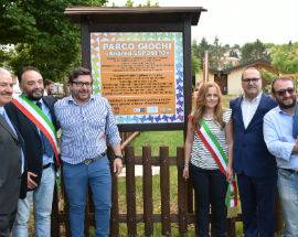 TERREMOTO: PARCO GIOCHI VILLA SANT’ANGELO INTITOLATO A BIMBO MORTO