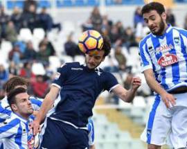CALCIO: SERIE A, IL PESCARA NE PRENDE 6 CONTRO LA LAZIO QUATTRO GOL DI PAROLO, IN RETE ANCHE L’EX IMMOBILE
