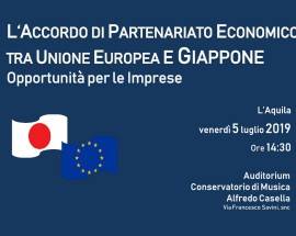 L’AQUILA: SEMINARIO SU ACCORDO PARTENARIATO ECONOMICO UE-GIAPPONE OPPORTUNITA’ PER IMPRESE