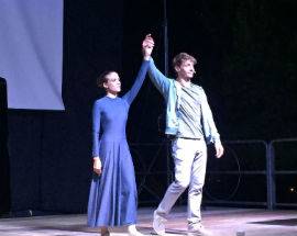 LE COREOGRAFIE DEL TEATRO DEI 99 DELL’AQUILA NEL TOUR DI GIORGIO PASOTTI PARTITO DA SULMONA