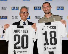 CALCIO: DE CECCO OFFICIAL PARTNER DELLA JUVENTUS, AL VIA COLLABORAZIONE CON L’AZIENDA ABRUZZESE