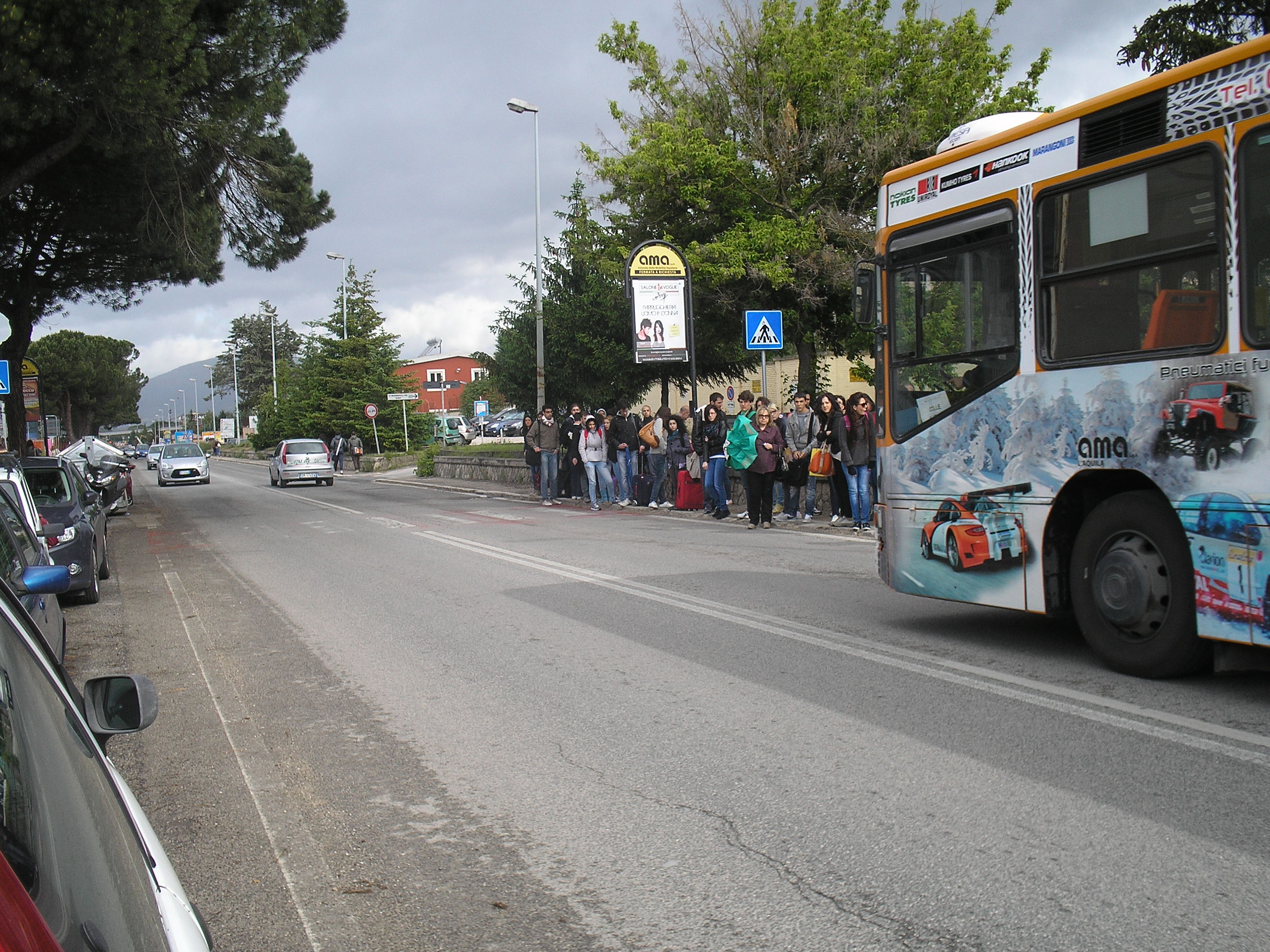 L’AQUILA: COMITATO DENUNCIA, ”FERMATA AUTOBUS SENZA PENSILINA”