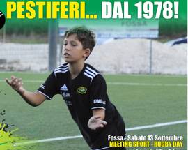 SANO DIVERTIMENTO AL MEETING SPORT A FOSSA: AL VIA STAGIONE 2014-2015 DEL CUS L’AQUILA RUGBY