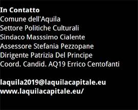 L’AQUILA 2019: PER IL SITO UFFICIALE LA PEZZOPANE E’ ANCORA ASSESSORE