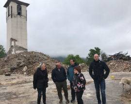 TERREMOTO: LE ”MAGLIETTE GIALLE” DEL PD NEI PAESI DELL’ALTA VALLE ATERNO