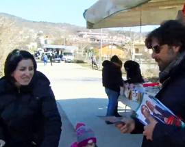 REGIONALI: PIETRUCCI E MASCIOVECCHIO, VOLANTINAGGIO A MERCATO PAGANICA, ‘POLITICA E’ STARE TRA LA GENTE’