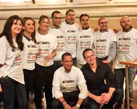 ELEZIONI L’AQUILA: LA PIZZA DEI CINQUE STELLE AL NOVECENTO 10 CON RIGHETTI
