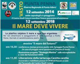 VASTO: ”PLASTIC FREE”, APPUNTAMENTO ALLA RISERVA DI PUNTA penna